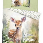 Pościel Młodzieżowa Detexpol 100% Bawełna 160/200 Sarenka