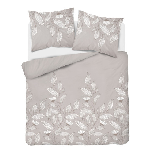 Pościel Flanela 220x200 100% Bawełna Detexpol 4943A Liście