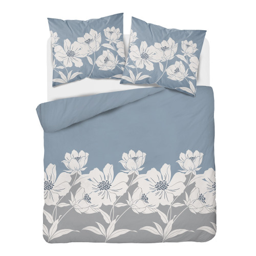 Pościel Flanela 220x200 100% Bawełna Detexpol 4948A Kwiaty