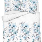 Pościel Flanela 220x200 100% Bawełna Detexpol 4949B Kwiaty