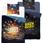 Pościel Fluorescencyjna 100% Bawełna 140x200cm 2cz Craze Universe