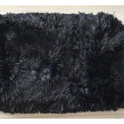 Narzuta/Koc Włochacz Czarny Paris