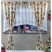 Firana Świąteczna Gotowa 400cmx250 cm Boże Narodzenie