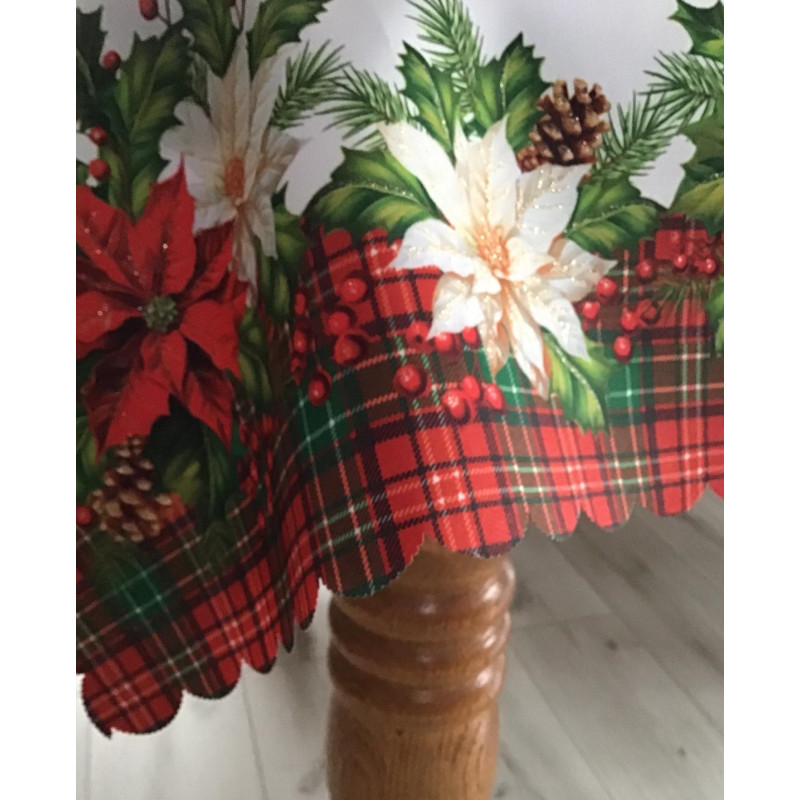 Obrus Drukowany Świąteczny Bożonarodzeniowy Gwiazda Betlejemska