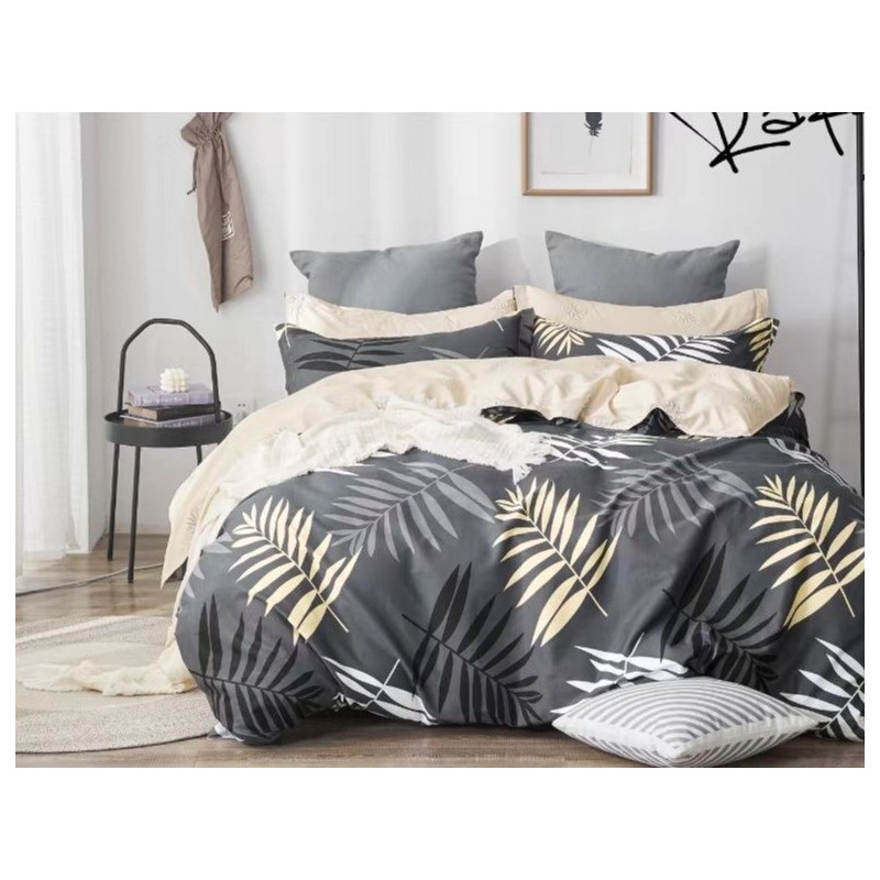 Pościel 220x200 Dwustronna Bawełna Satynowa Collection World Liście