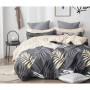 Pościel 220x200 Dwustronna Bawełna Satynowa Collection World Liście