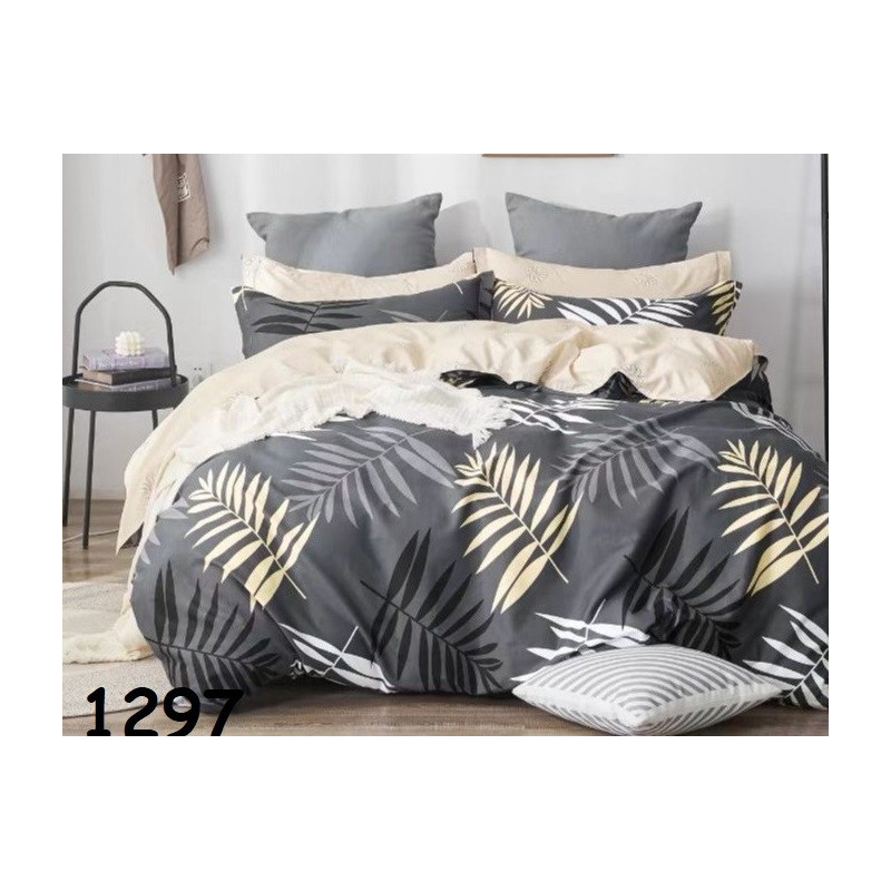 Pościel 220x200 Dwustronna Bawełna Satynowa Collection World Liście