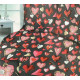 Komplet Pościeli Z Kory 100% Bawełna 160x200cm Serca