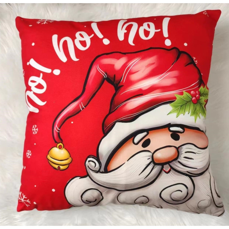 Poszewka Welurowa Świąteczna 40x40cm Kpl 2 szt Mikołaj