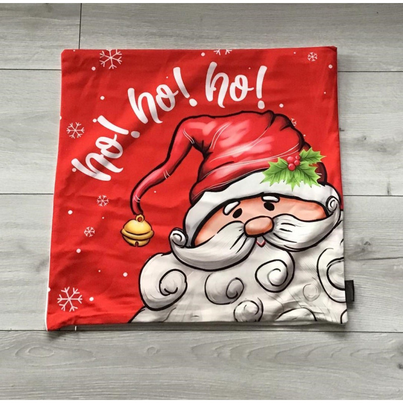 Poszewka Welurowa Świąteczna 40x40cm Kpl 2 szt Mikołaj