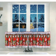 Zazdrostki Świąteczne Do Kuchni 2szt 180x50cm Mikołaje