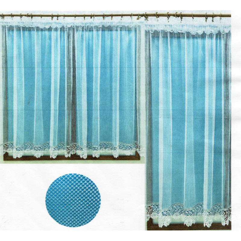 Komplet Firan Balkonowych 400cm X 160cm I 200cm X 230cm Białe Z Gipiur...