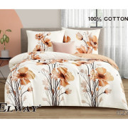 Pościel Dwustronna Bawełniana Elway 220/200 Kwiaty