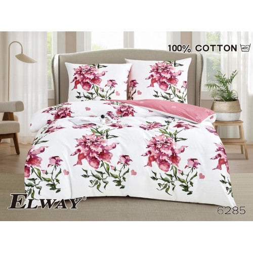 Pościel Dwustronna Bawełniana Elway 220/200 Kwiaty