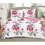 Pościel Dwustronna Bawełniana Elway 220/200 Kwiaty