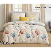 Pościel Dwustronna Bawełniana Elway 220/200 Dmuchawce