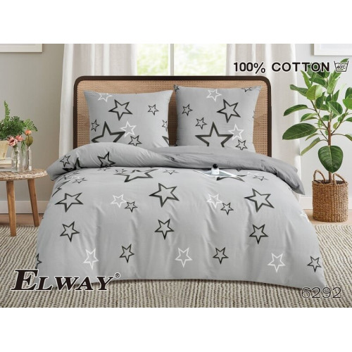 Pościel Dwustronna Bawełniana Elway 220/200 Gwiazdki