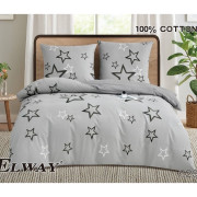 Pościel Dwustronna Bawełniana Elway 220/200 Gwiazdki