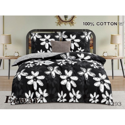 Pościel Dwustronna Bawełniana Elway 220/200 Kwiaty