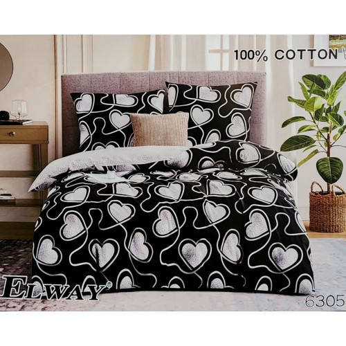 Pościel Dwustronna Bawełniana Elway 220/200 Serca