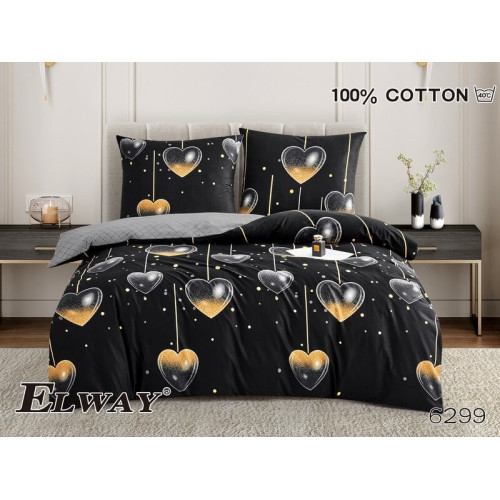 Pościel Dwustronna Bawełniana Elway 220/200 Serca