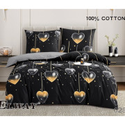 Pościel Dwustronna Bawełniana Elway 220/200 Serca