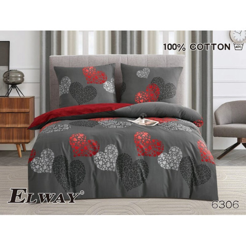 Pościel Dwustronna Bawełniana Elway 220/200 Serca