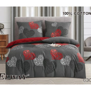 Pościel Dwustronna Bawełniana Elway 220/200 Serca