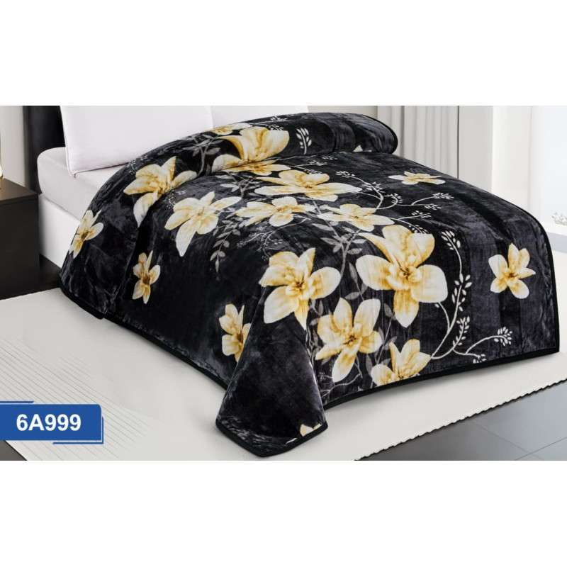 Koc Elway Gruby 160/210cm Kwiaty