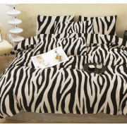 Pościel 160x200 Dwustronna Bawełna Satynowa Collection World Zebra