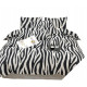 Pościel 160x200 Dwustronna Bawełna Satynowa Collection World Zebra
