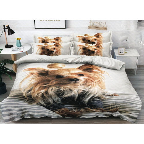 Pościel 3D Satyna Bawełniana 160/200 3cz York