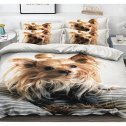 Pościel 3D Satyna Bawełniana 160/200 3cz York