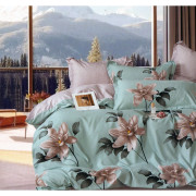 Pościel Z Flaneli 220x200 Z Prześcieradłem Kwiaty