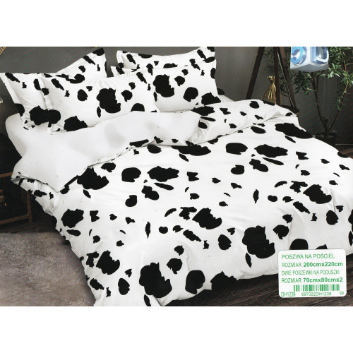 Pościel 3D Satyna Bawełniana 220/200 3cz Łatki