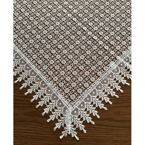 Bieżniki/Serwety Z Gipiury Białe Całe Koronkowe