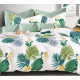 Pościel 160x200 Dwustronna Bawełna Satynowa Collection World Liście