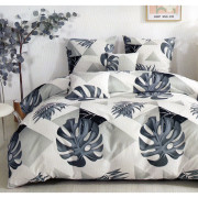Pościel 220x200 Dwustronna Bawełna Satynowa Collection World Liście Mo...