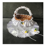 Atłasowy Zestaw Ozdób Na Koszyczek Wielkanocny