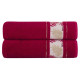 Ręczniki Tureckie Bambusowe 60% Komplet 2 szt Czerwony