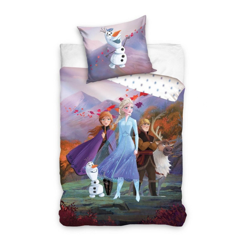 Pościel Bawełniana Licencyjna 160/200 2cz Kraina Lodu