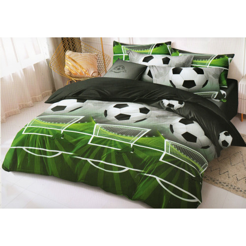 Pościel 3D Satyna Bawełniana 160/200 4cz Piłki