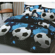 Pościel 3D Satyna Bawełniana 160/200 4cz Piłki