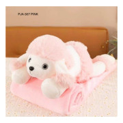 Koc Maskotka 2 W 1 Poduszka Pudelek