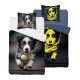 Pościel Fluorescencyjna 100% Bawełna 140x200cm 2cz Pies