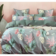 Pościel 160x200 Dwustronna Bawełna Satynowa Collection World Kwiaty