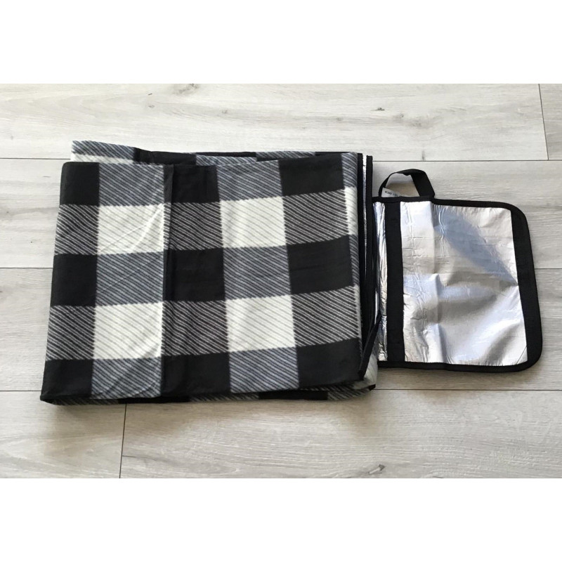 Koc Plażowy/Piknikowy 150x200 Cm Z Matą Izolacyjną Krata