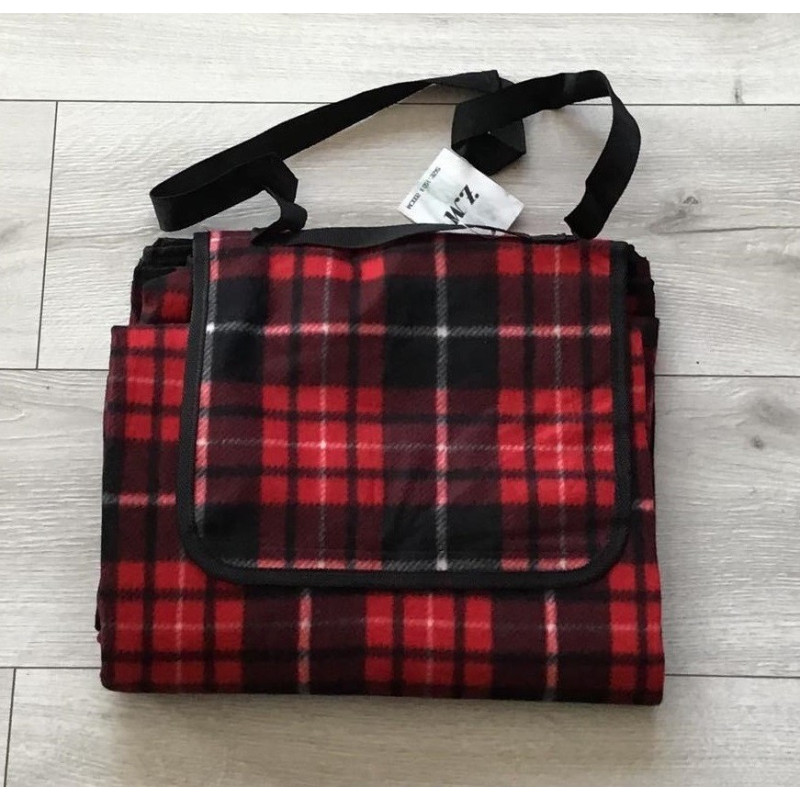 Koc Plażowy/Piknikowy 150x200 Cm Z Matą Izolacyjną Krata