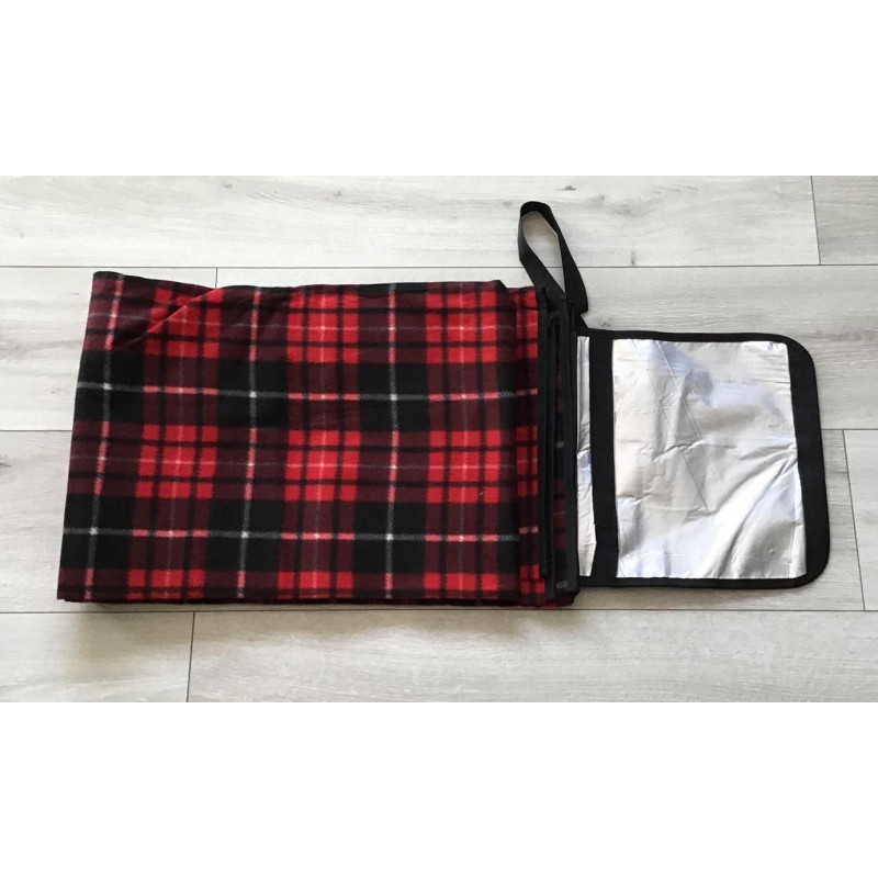 Koc Plażowy/Piknikowy 150x200 Cm Z Matą Izolacyjną Krata