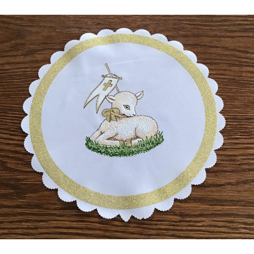 Serwetka 35cm Z Nadrukiem Świątecznym Baranek